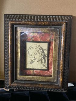 Vtg hal Kramer framed Art