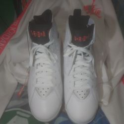 Nike Air Jordan 7 Retro White Infrared sneakers And Matching Sweater