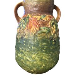 HUGE Roseville Blackberry Vase 578-12