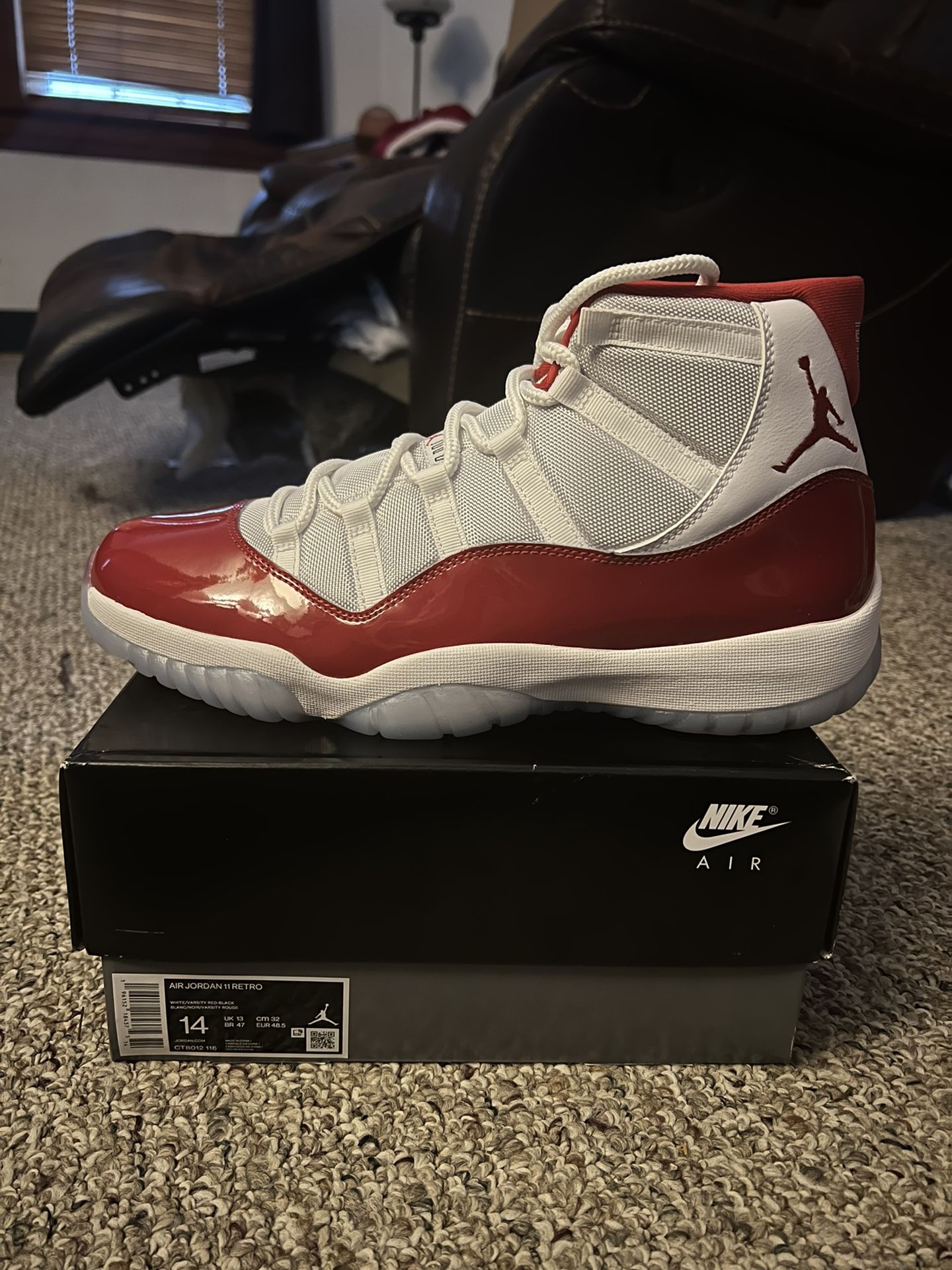 Jordan 11 Cherry Size 14