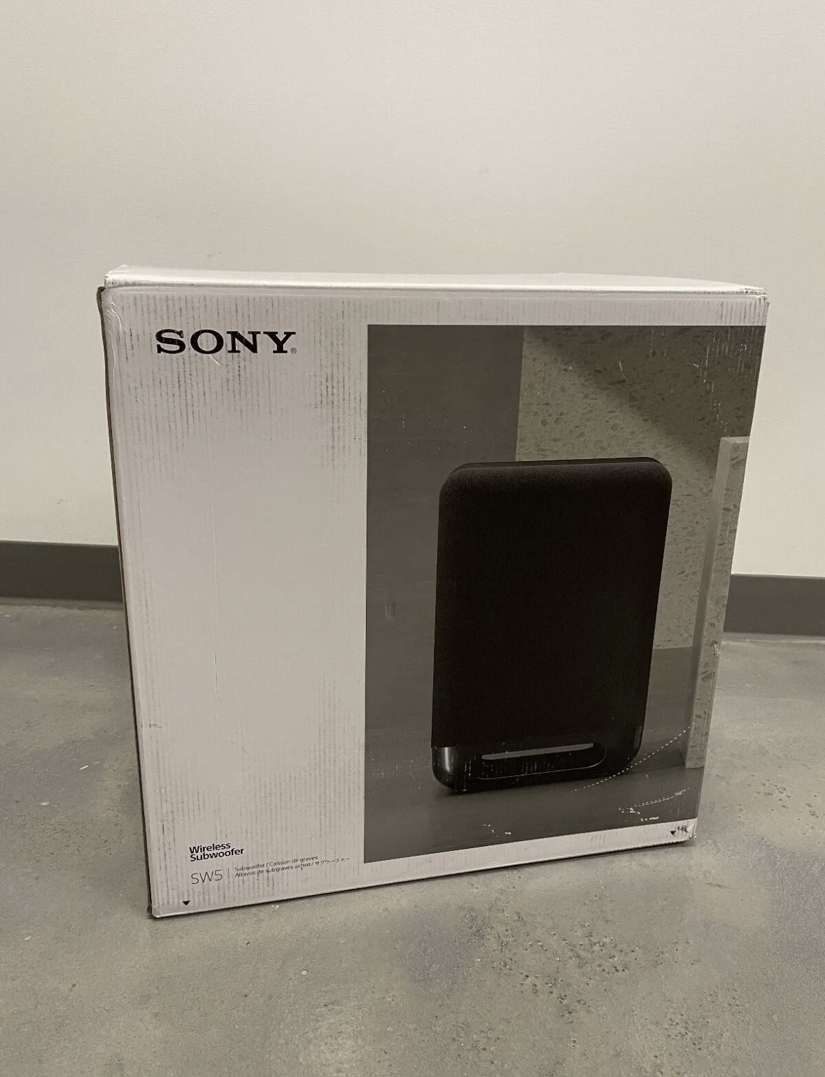 SONY SA-SW5 お送りするもはウーファー本体と付属一式です 【公式通販】