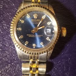 Men Or Womens Oyster Perpetual Day-Date 7mm Vintage Rolex Q