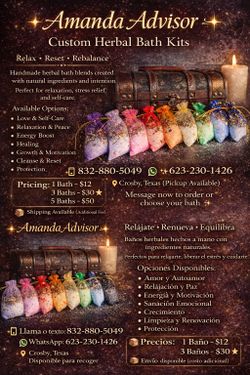 ✨Amanda Advisor ✨ Custom Herbal Bath Kits