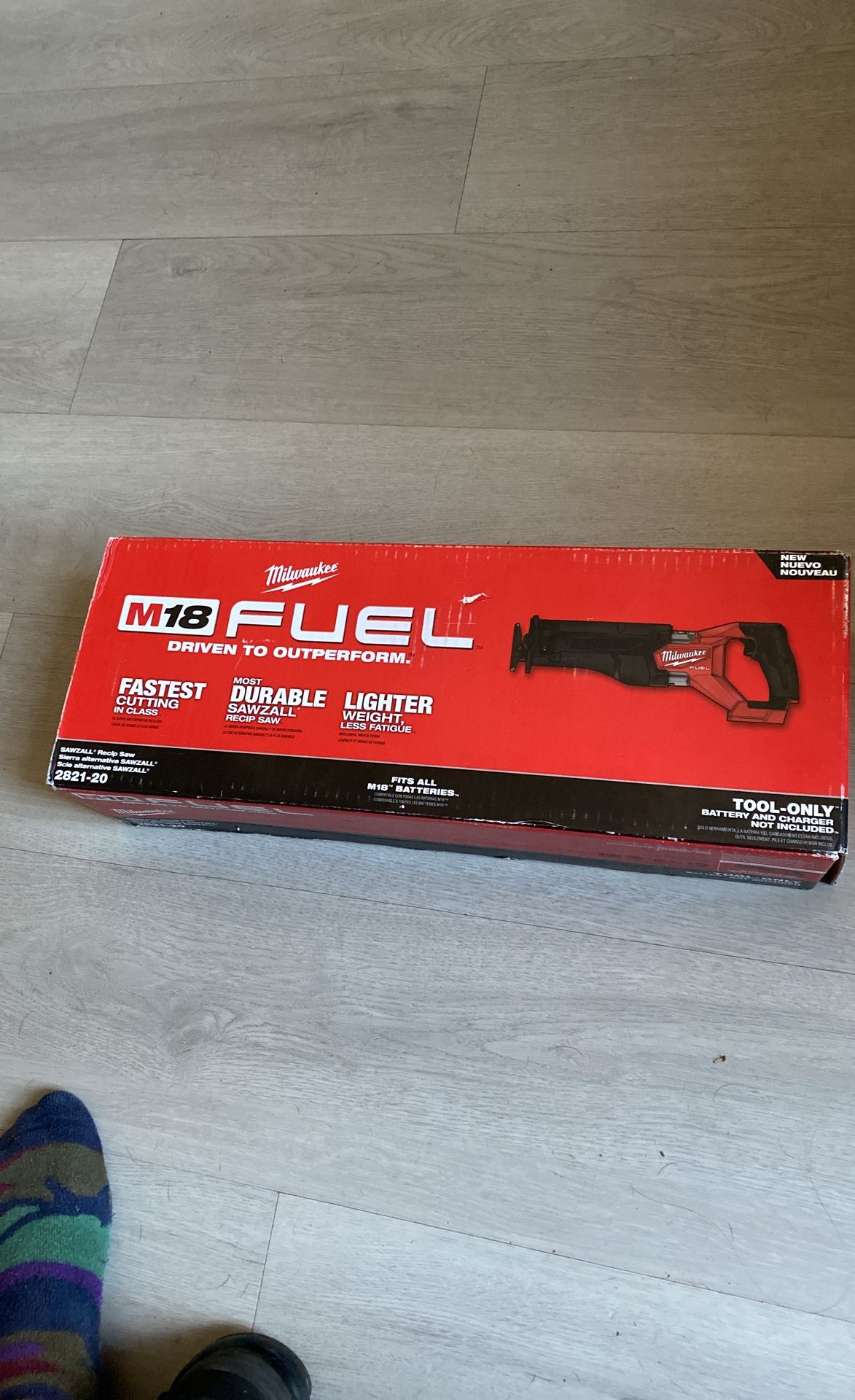 Milwaukee M18 Fuel “SAWZALL” Recip Saw : New