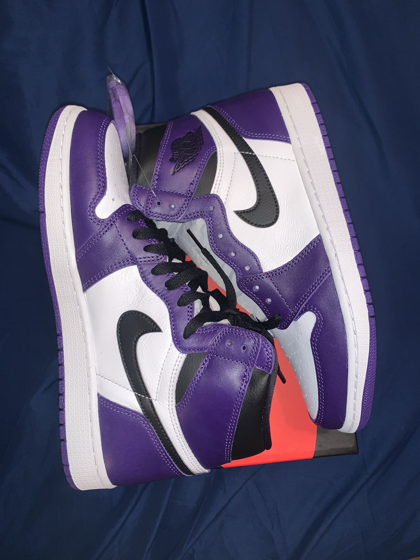 Jordan 1 Court Purple Size 9.5