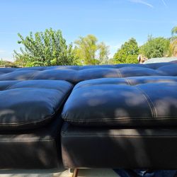 pleather  futon