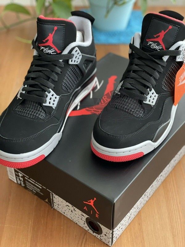 Jordan 4 Retro Bred All Sizes Available