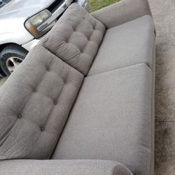 Grey Couch Reduced For Quick Sale 