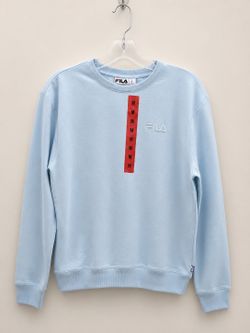 FILA Light Blue Crewneck Sweatshirt, Size Medium, New in Package