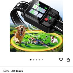 GPS Wireless Dog Collar Fence System,Invisible Electric Fence for Dogs,Adjustable Range 49-6561ft,3 Training Mode,Rechargeable,Waterproof,Pet Containm