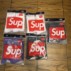 supreme socks 4 pack