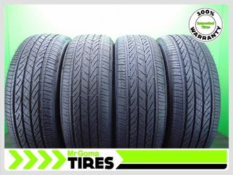 4 235/55R19 USED TIRES BRIDGESTONE TURANZA EL440 8.0/32 TREAD 101H (contact info removed)