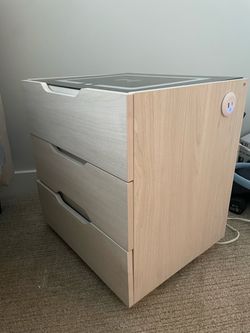 Smart Nightstand with Wireless Charging Top