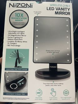 Led vanity mirror wireless 2-in-1