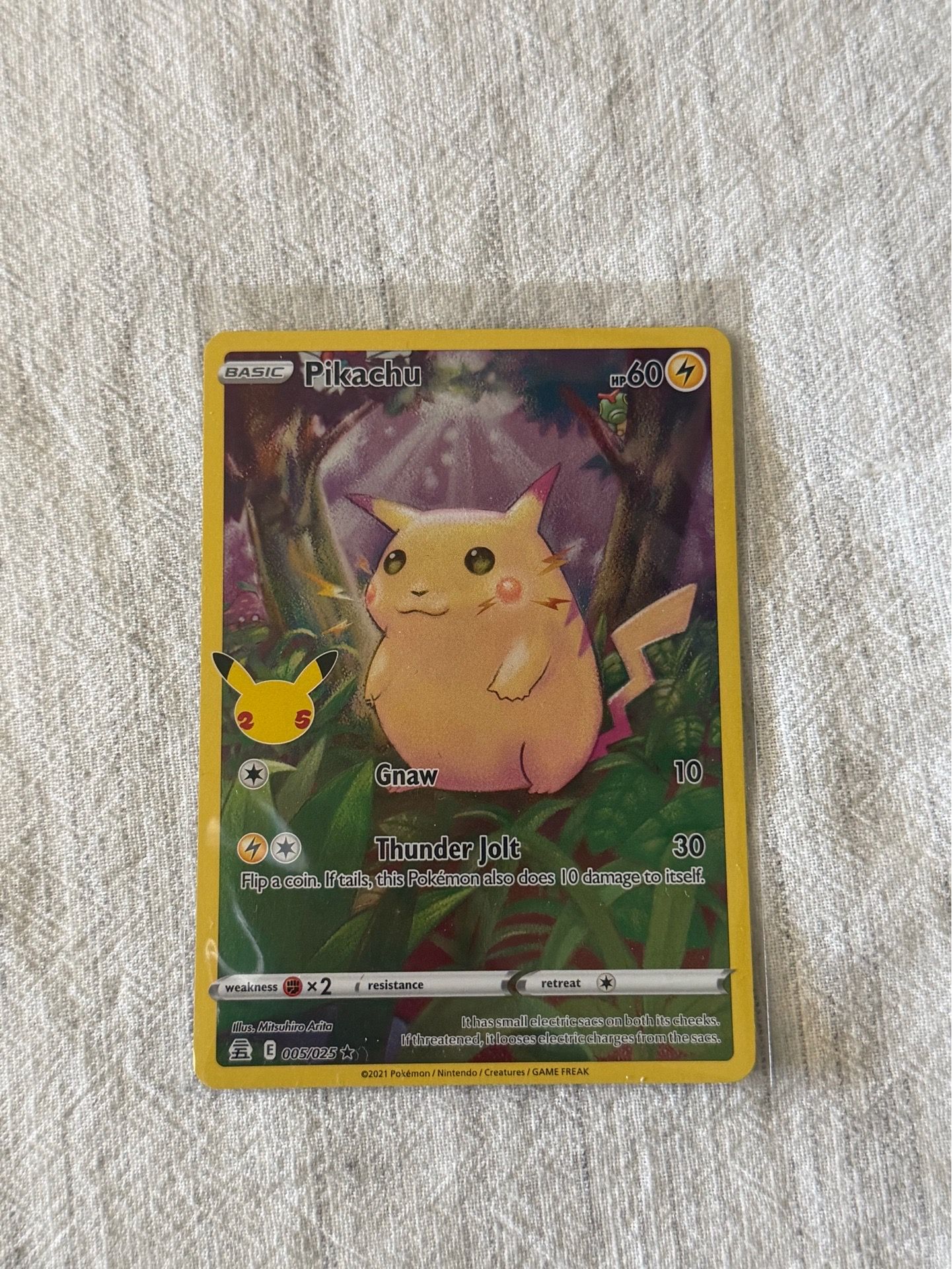 Pikachu 25th anniversary