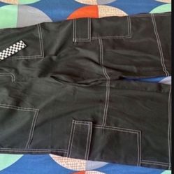 New Shine Women Black Cargo Pants Midum Only