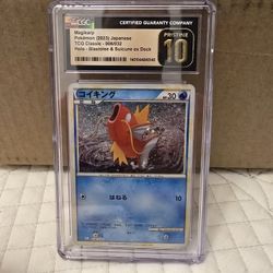 Pokemon Magikarp Cgc Pristine 10