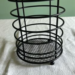 Black Metal Utensil Holder