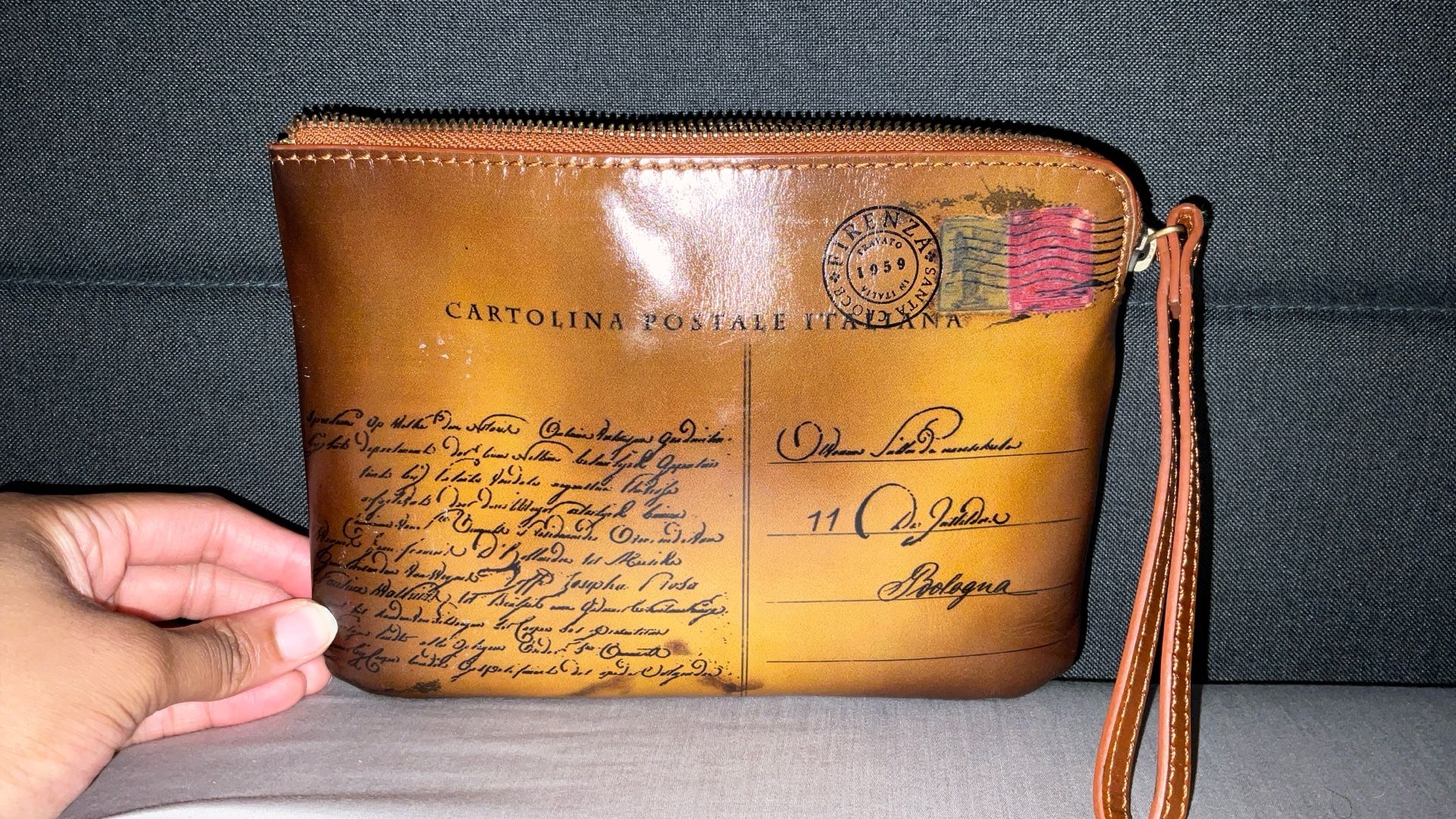 Patricia Nash Corinna Wristlet: Postcard Edition