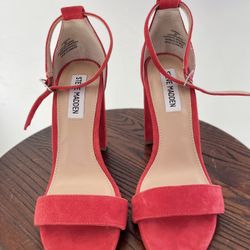 Steve Madden Red Heels Size 6