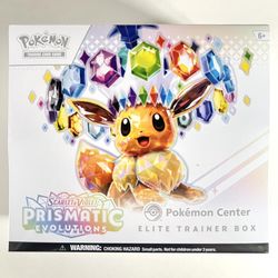 Prismatic Evolutions Pokemon Center Elite Trainer Box  - Sealed - Trades Considered