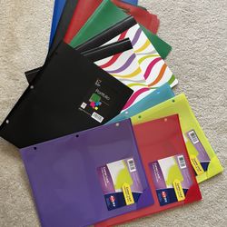 Back To School Plastic Folders (new)