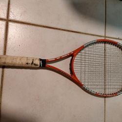 Red Wilson Head Liquid Metal Radical L4 Tennis Racket