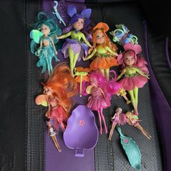 11 Mattel Barbie Fairytopia Wingdom Minis