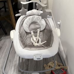 Graco Baby Swing and Bouncer with 6 Speeds and Music