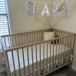 IKEA Crib with Mattress