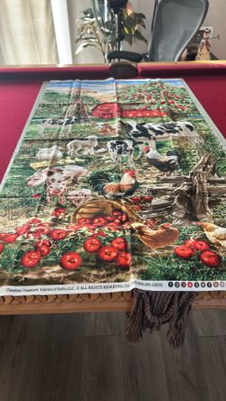 Farm Animal Quilt Panel