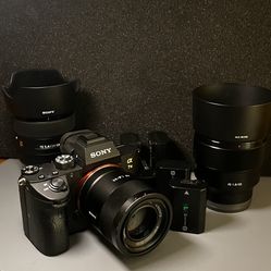 Sony a7iii Mirrorless Full Frame Camera And lenses