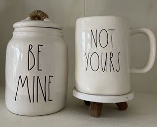Rae Dunn Valentines Canister & Mug 1️⃣5️⃣