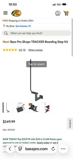 Bass Pro Shops - BASS TRACKER Boarding Step Kit