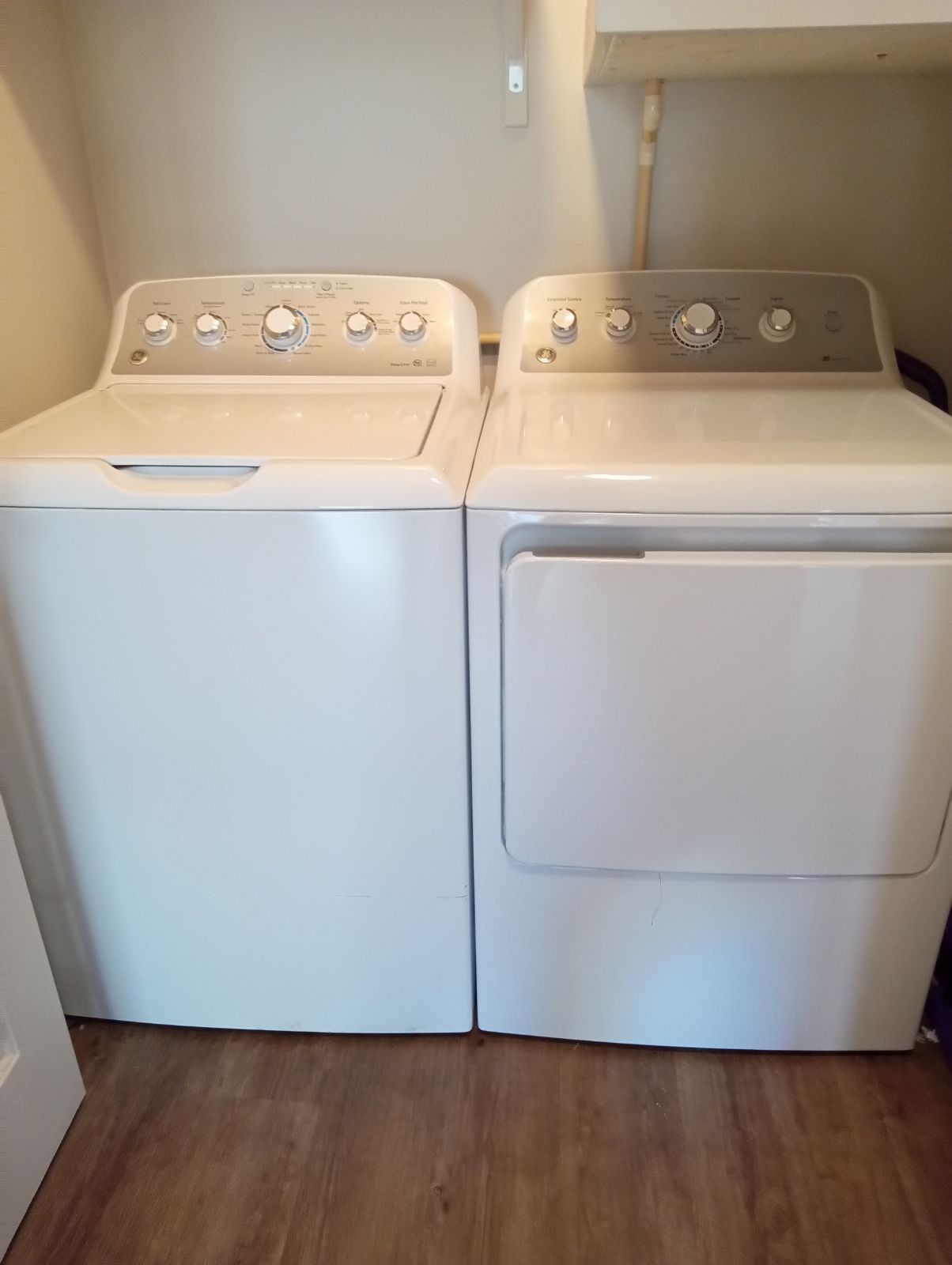 Deep Fill GE Washer & Dryer 