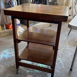 Folding Table/ Rolling Cart