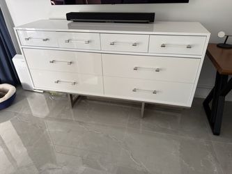 City Furniture (City Home) — Cortina White Dresser — $300 — Available for Pick-Up August 19