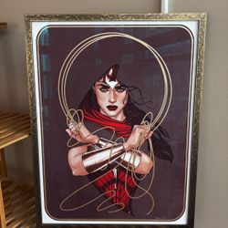 Jenny Frison Wonder Woman 18x24 Signed Print