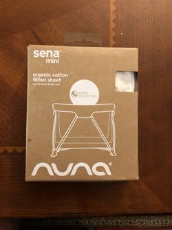 Nuna SENA mini Organic cotton fitted sheet ! NEW