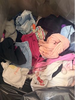 Big bag of toddler girl clothes
