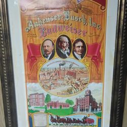 100th Anniversary Budweiser Posters 50 Yrs Old$25 Ea. (5)