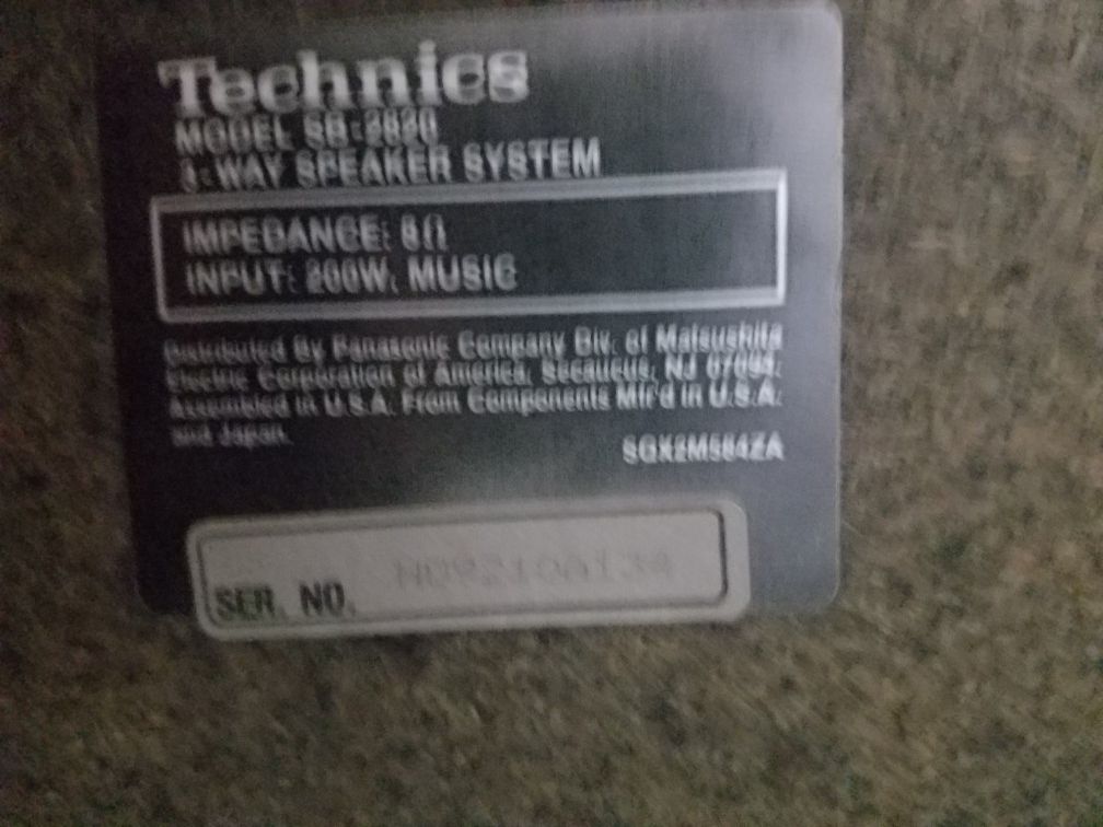 Technics sb best sale 2820