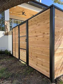 Metal Wood Fence And Gates