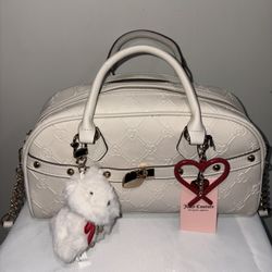 Juicy Couture Handbag with Charm and Plush
