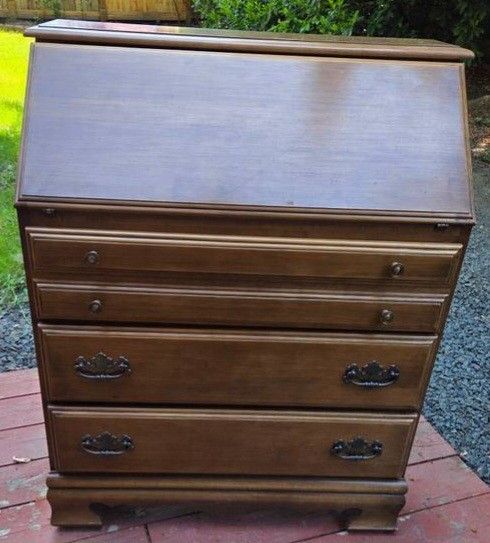 Secretary Desk Solid Wood