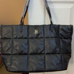 Victoria Secret Quilted Puffer Tote bag 