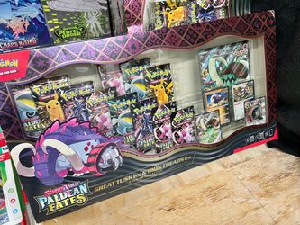 Pokemon Paldean Fates Great Tusk Iron Threads EX Premium Collection Box