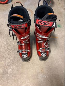 Atomic Hawx Ski Boots - Size 27.0/27.5 (315mm) - Red/Translucent