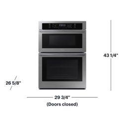 🔥 NEW Samsung - 30" Microwave Combination Wall Oven with WiFi - Stainless steel NQ70T5511DS