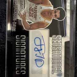 2025 Panini Prizm warriors Trace Jackson-Davis Sensational signatures.